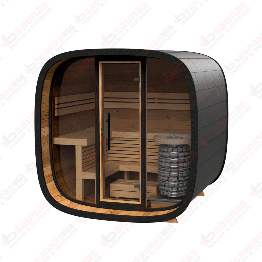 Round Cube MINI Outdoor Sauna Kit