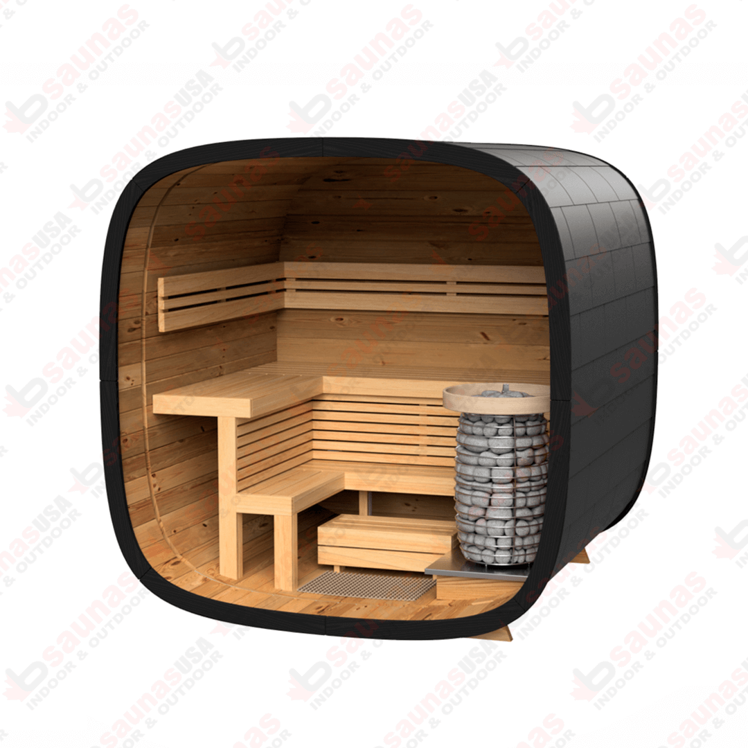 Round Cube MINI Outdoor Sauna Kit