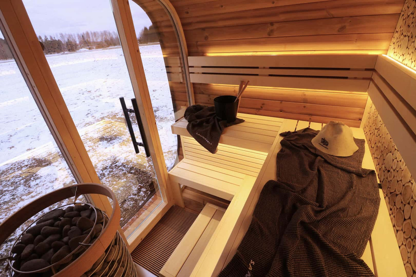 Round Cube MINI Outdoor Sauna Kit