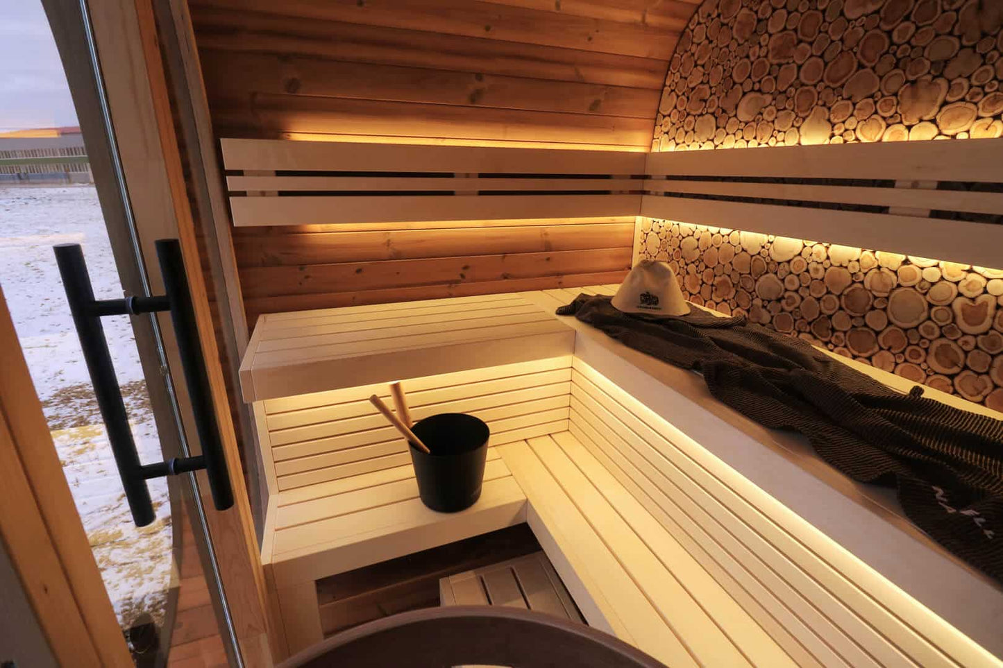 Round Cube MINI Outdoor Sauna Kit