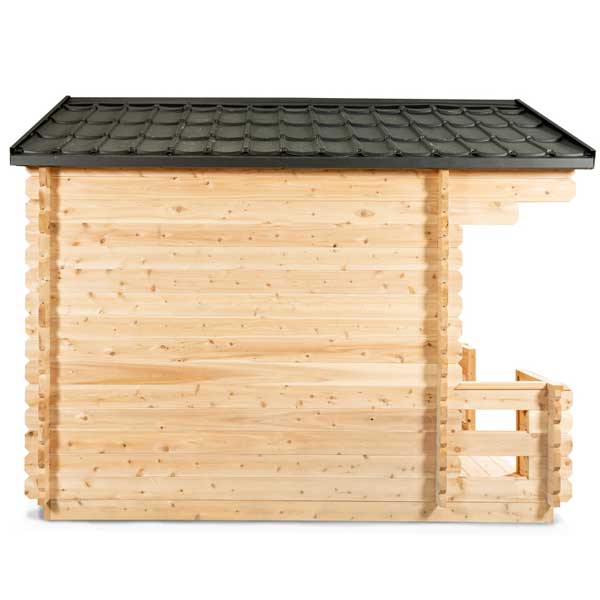 Canadian Timber Georgian Cabin Sauna - with porch