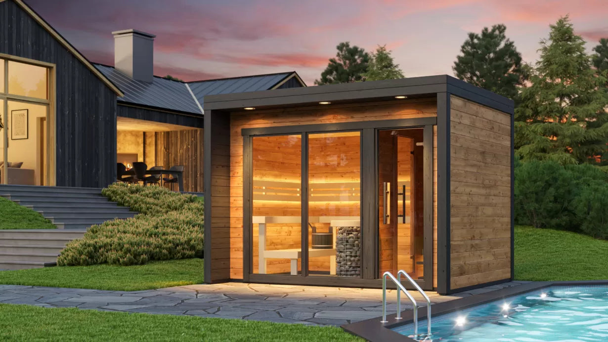 Patio M Outdoor Prefab Sauna Cabin Kit