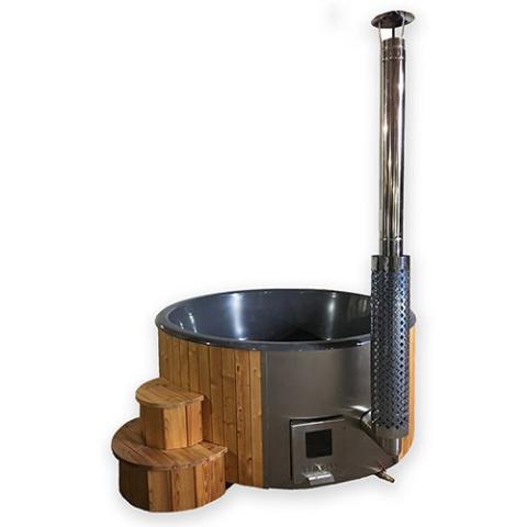 Scandinavian Premium Wood-Fired Hot Tub -6 person