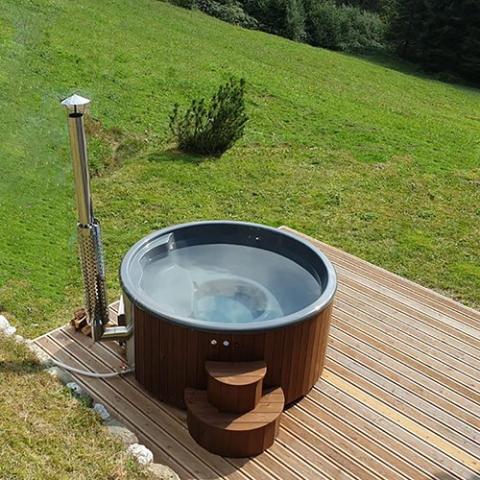 Scandinavian Premium Wood-Fired Hot Tub -6 person