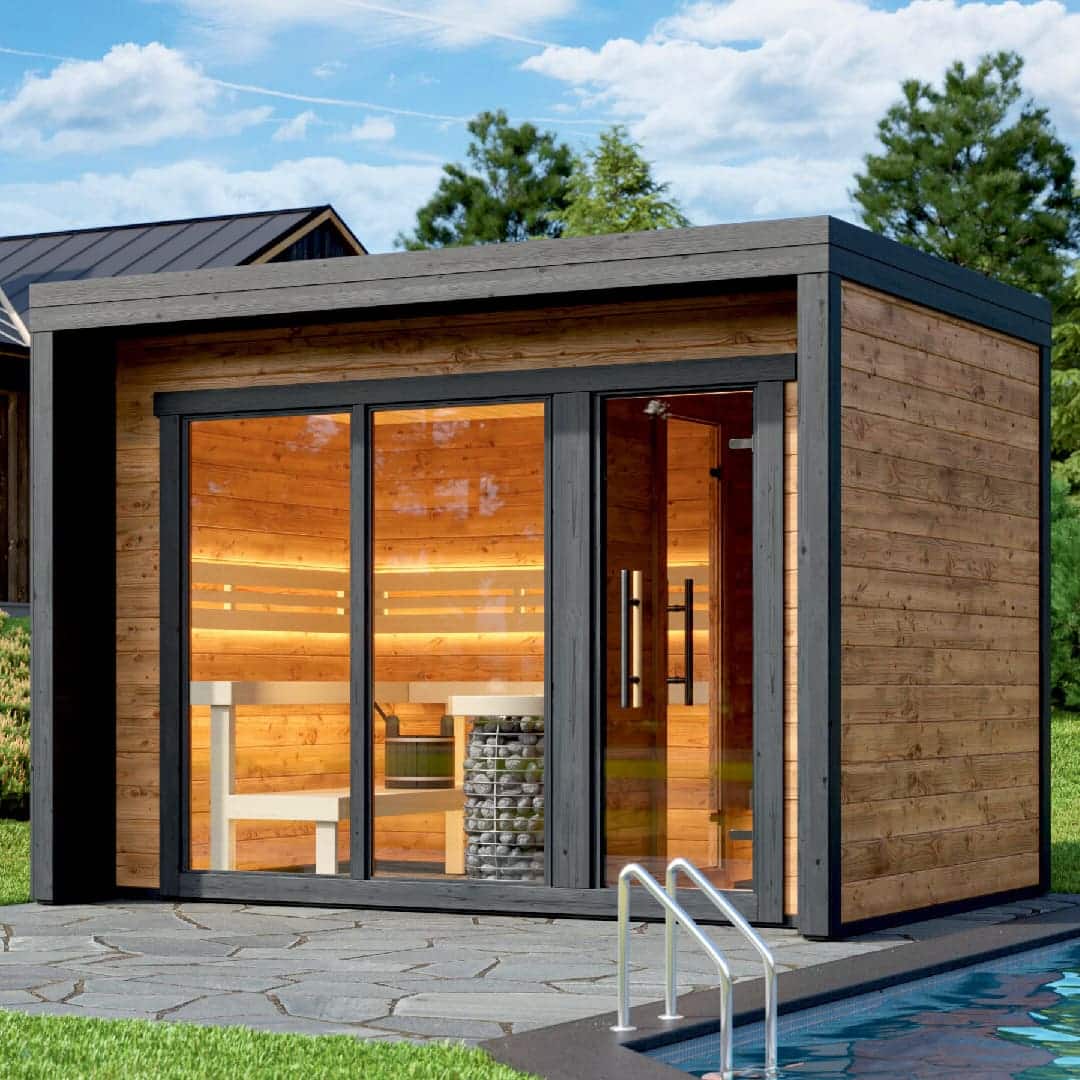 Patio M Outdoor Prefab Sauna Cabin Kit
