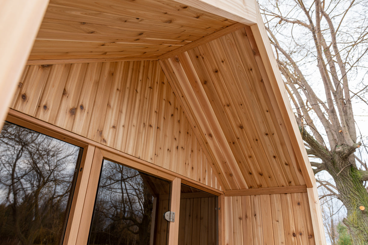 Pure Cube Hudson Sauna - Knotty Red Cedar