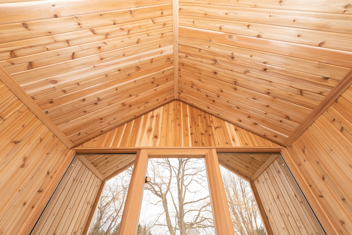 Pure Cube Hudson Sauna - Knotty Red Cedar