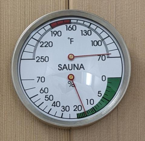 Sauna Thermometer/Hygrometer