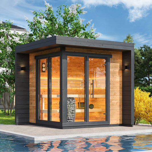 Patio S Outdoor Prefabricated Sauna Cabin Kit