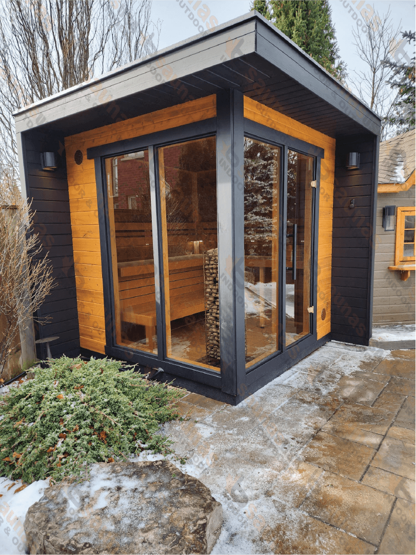 Patio S Outdoor Prefabricated Sauna Cabin Kit