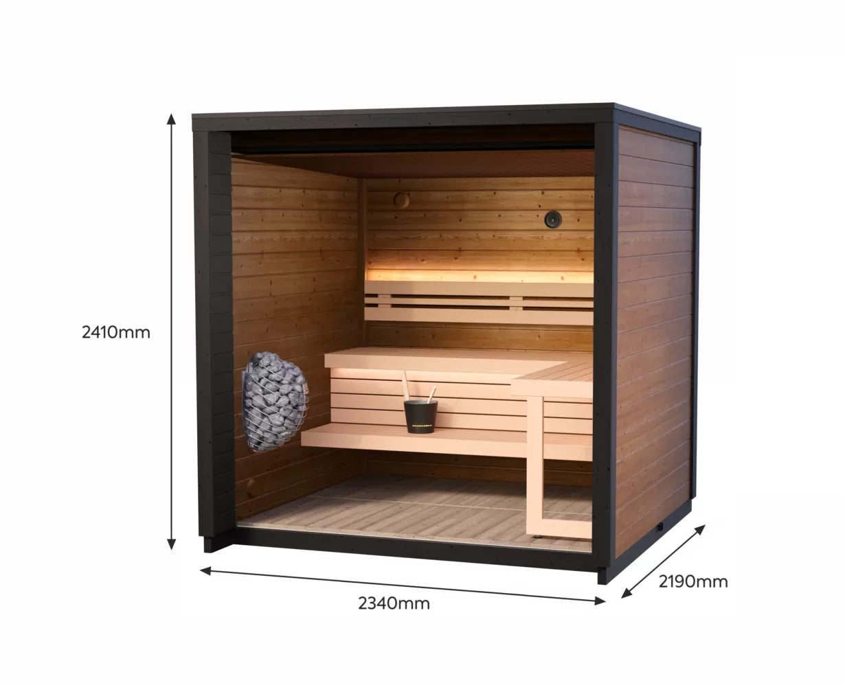 Patio XS Outdoor Prefab Sauna Cabin Kit