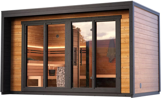 Patio L Outdoor Sauna Cabin Kit