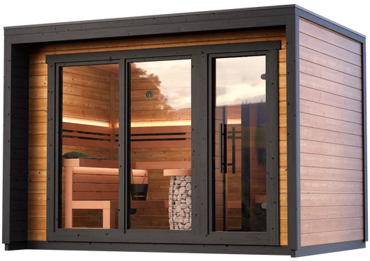 Patio M Outdoor Prefab Sauna Cabin Kit