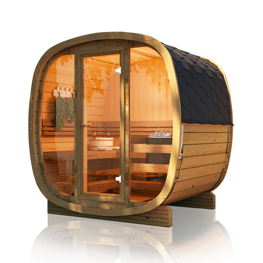 Scandinavian Equinox Mini Outdoor Cube Sauna