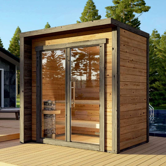 Patio XXS Outdoor Prefab Sauna Cabin Kit