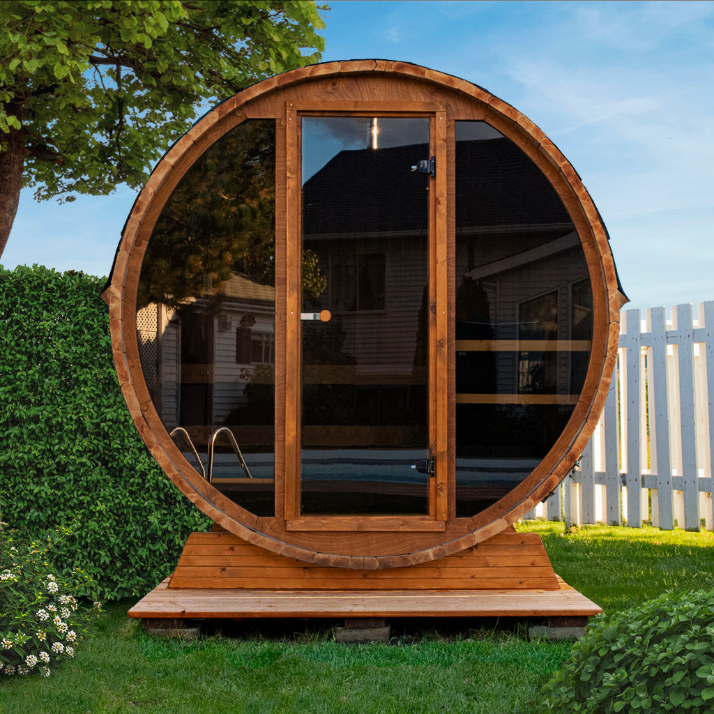 Scandinavian Horizon Outdoor Barrel Sauna